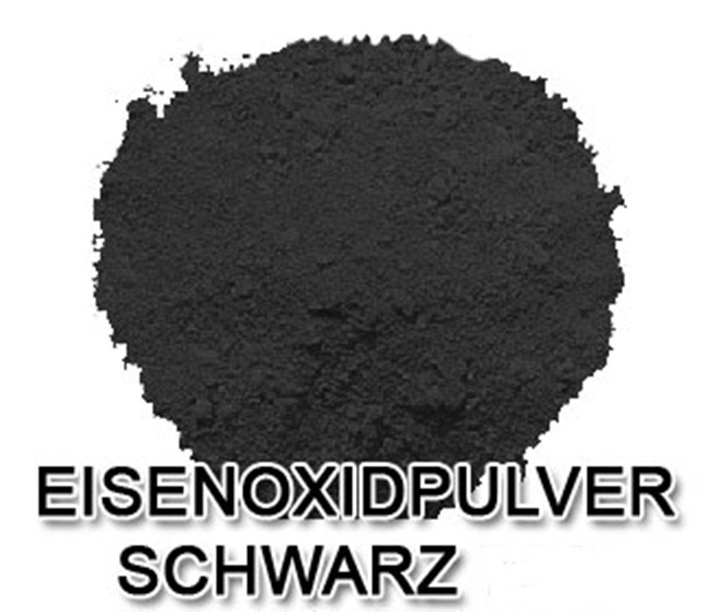 Eisenoxid Pulver Pigmentpulver für Betonfarbe Lehm Keramik W120 Schwarz - 5KG