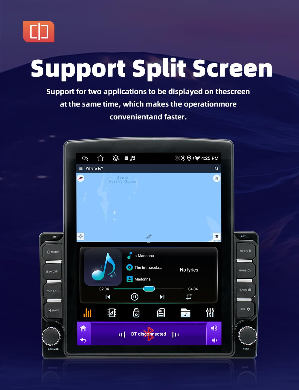 9,7″samochodowy system radia stereo do wymiany dla modeli J-eep Wrangler JK Dodge Ram 1500 2500 Compass Grand Cherokee CarPlay/Android Auto/ekran dotykowy/FM/kamera(Size:TS400,Color:2011-2014)