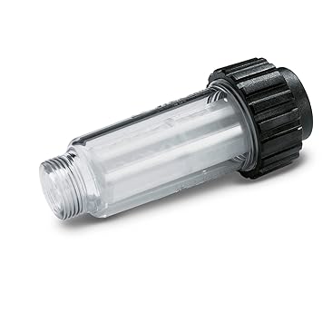 VMTC Plastic Water Filter for Karchre High Pressure Washer K 1 to K 7 (Black)