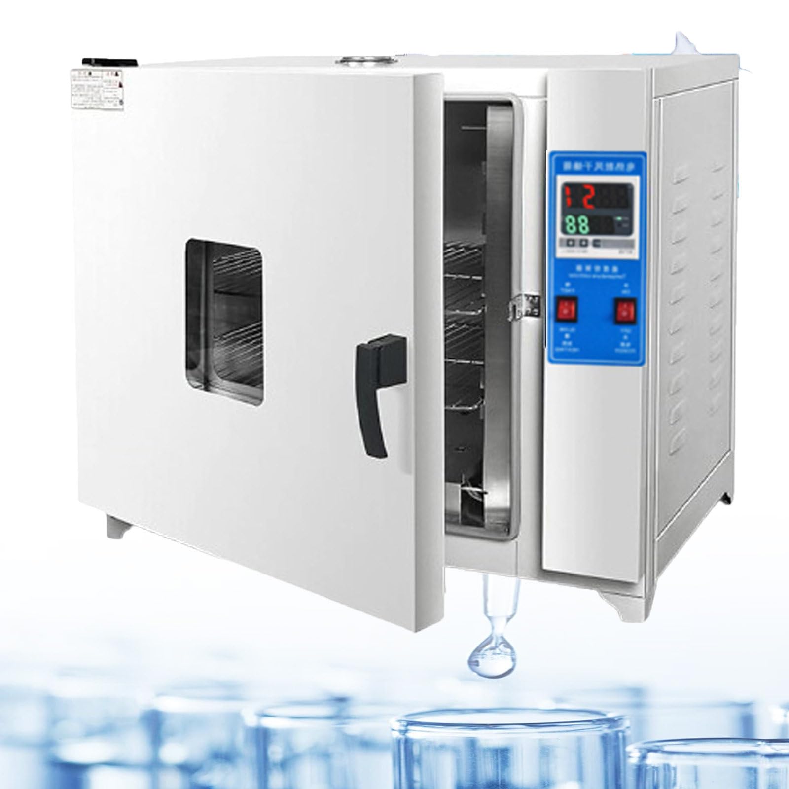 Horno de Secado rápido de Temperatura Constante para Uso Industrial/de Laboratorio, Horno de Secado, Horno de Laboratorio (15,6 L/46 L/70 L y 136 L), Horno de Secado de convección 15L