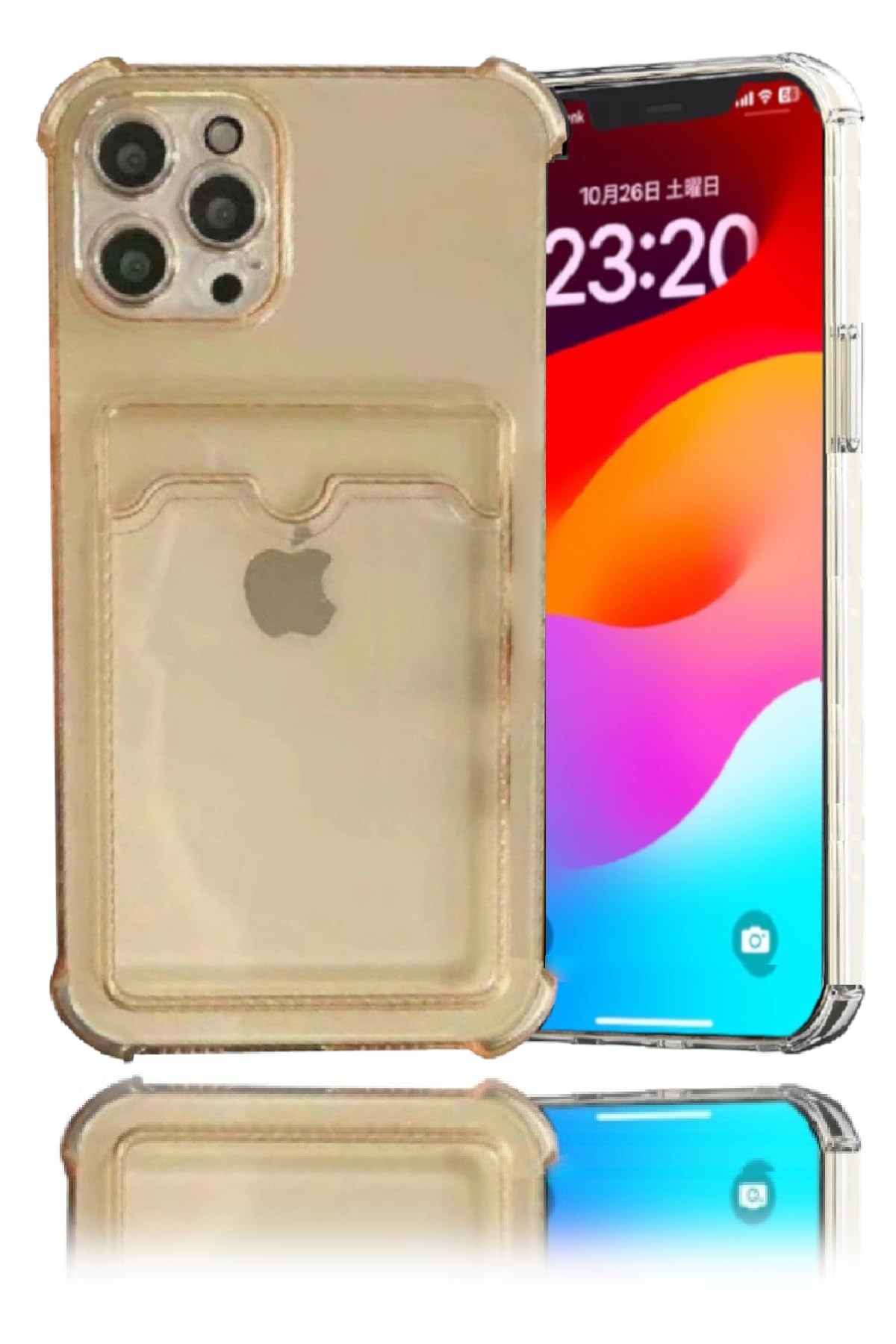 iPhone13pro ゴールド K-Doo for iPhone 13 Pro Guardian Crystal Clear Case Transparent