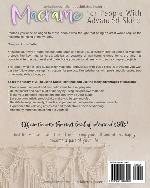 Miniatura 2 de Macrame For People With Advanced Skills And Beginners with Basic Skills (German Edition)
