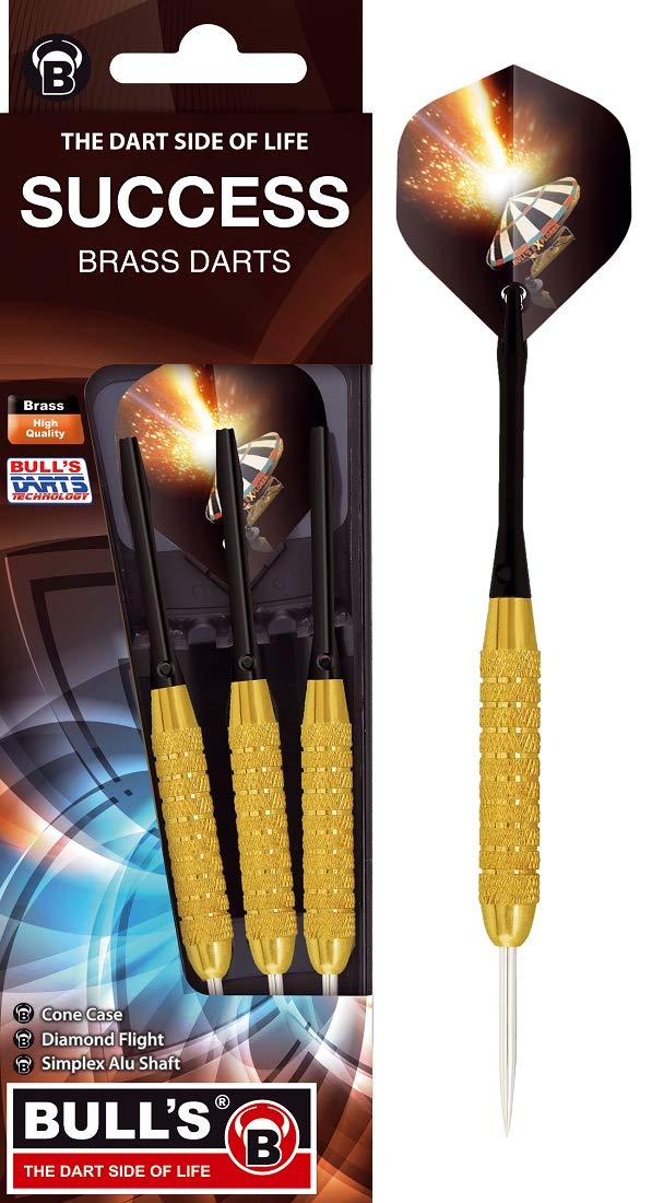 Bull's Success Steel Dart – Gold, 21 g (Modell 12051)