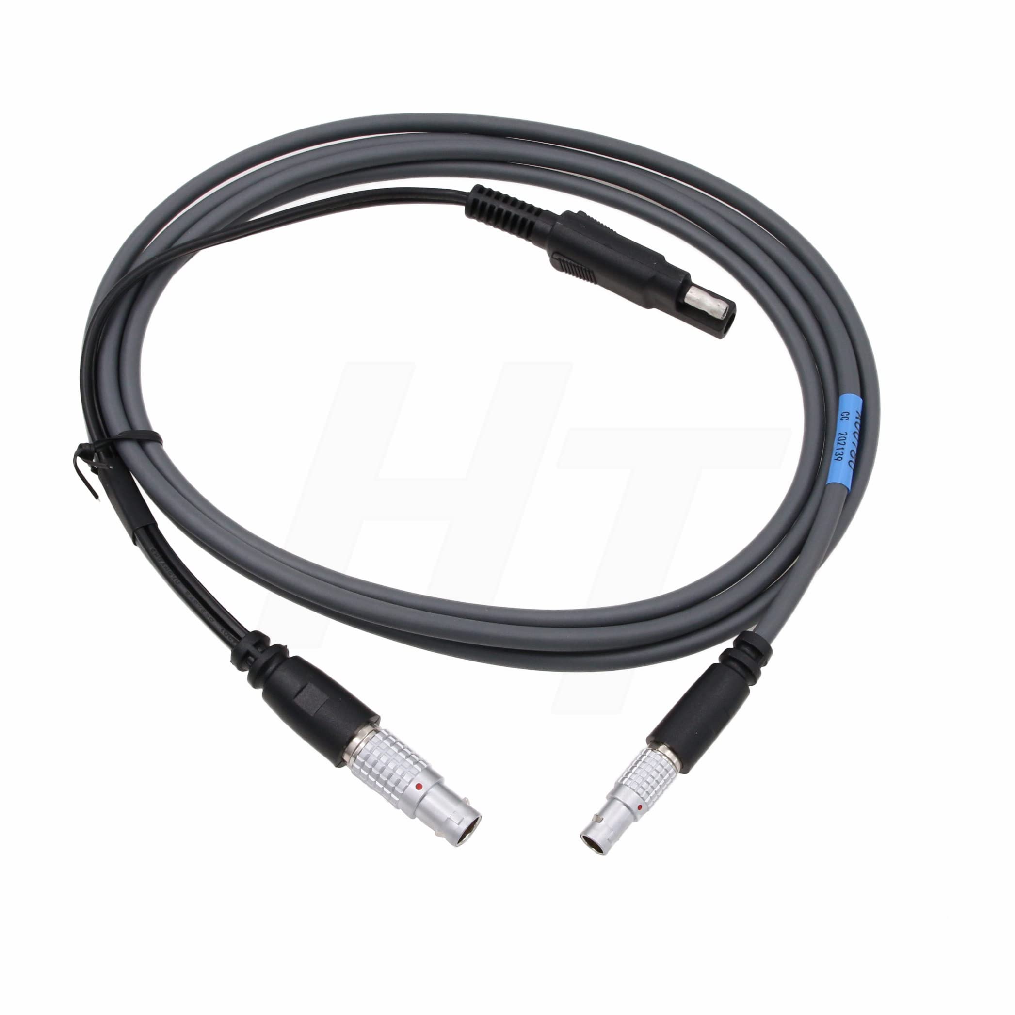 HangTon Radio y batería externa Y Cable de alimentación para receptor GPS Hemisphere S631 / S321+ S321 Pacific Crest ADL PDL HPB Harxon, 5 pines a 5 pines SAE