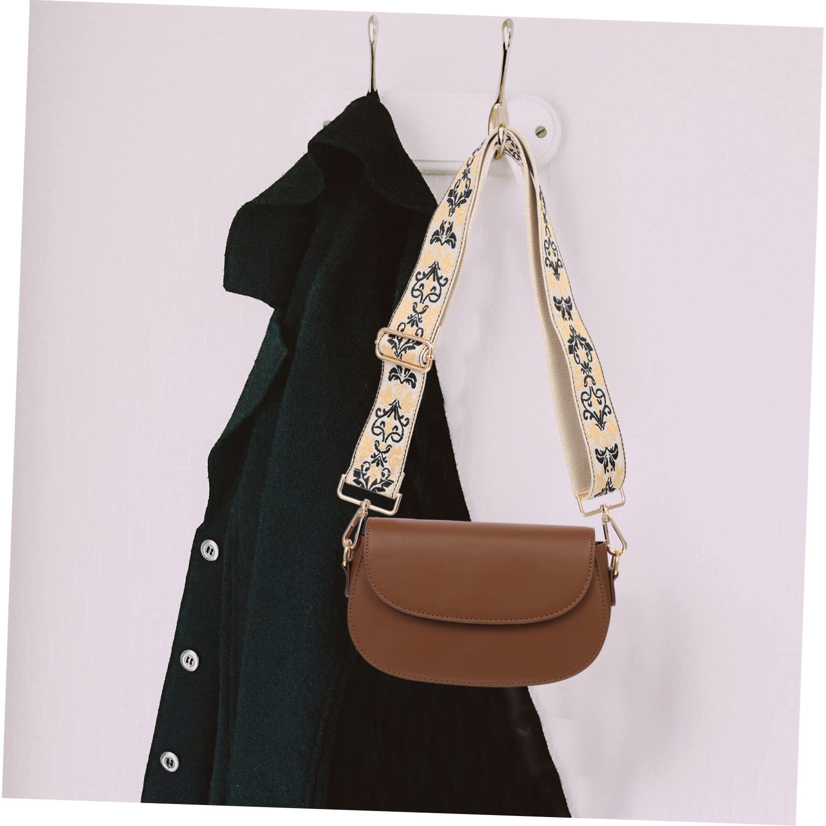 DOITOOL 3 Piezas Correa de Bolso de Mujer Ajustable con para Reemplazo de Asa Accesorio de Lona Decorativa para Bolsos Cruzados y Manos