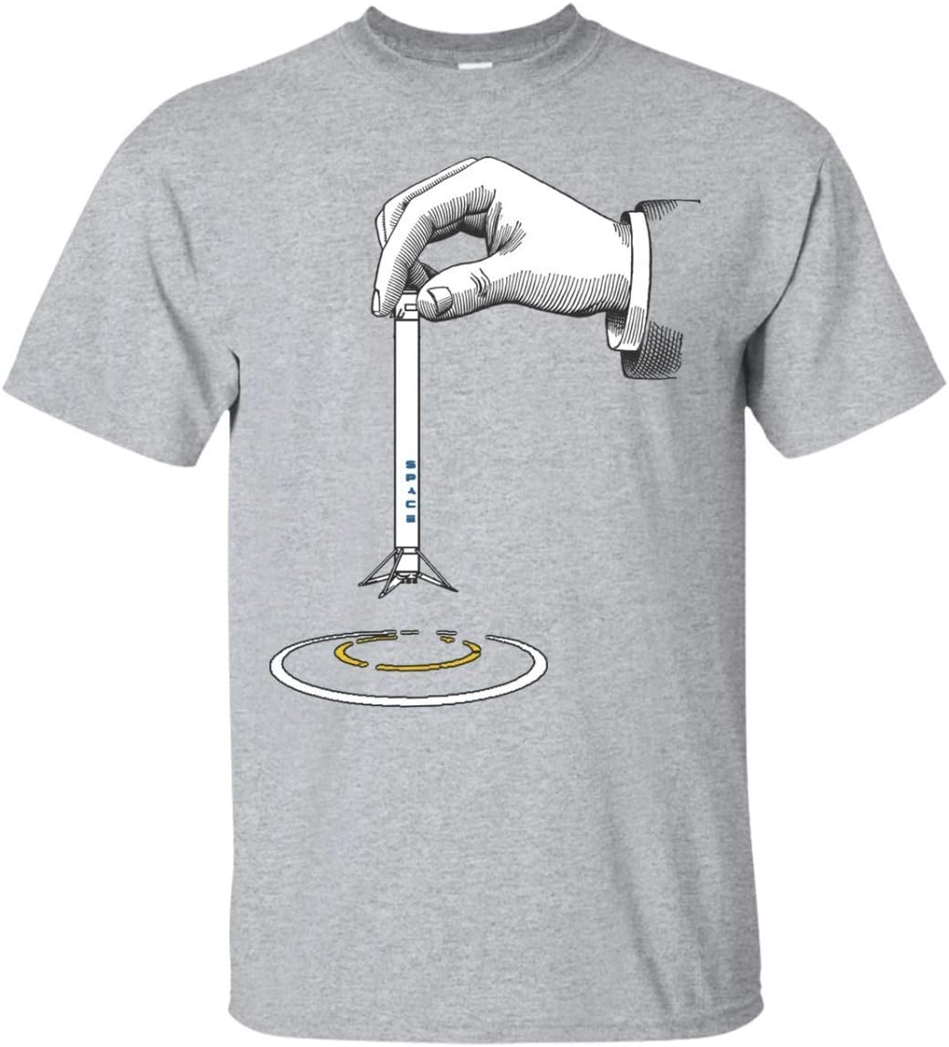 Hand Drawn Tees Plonk! Space Rocket Landing