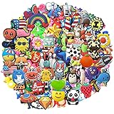 100pcs Random Shape Charms for Shoes & Bracelets Wristband Party Gifts Christmas Gift