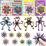 24 Pcs Valentine's Day Gifts for Kids Transformable Fidget Spinners Classroom Gifts Exchange, Stress Relief Sensory Toys for Boys and Girls for ADHD Autism Fidget Toys