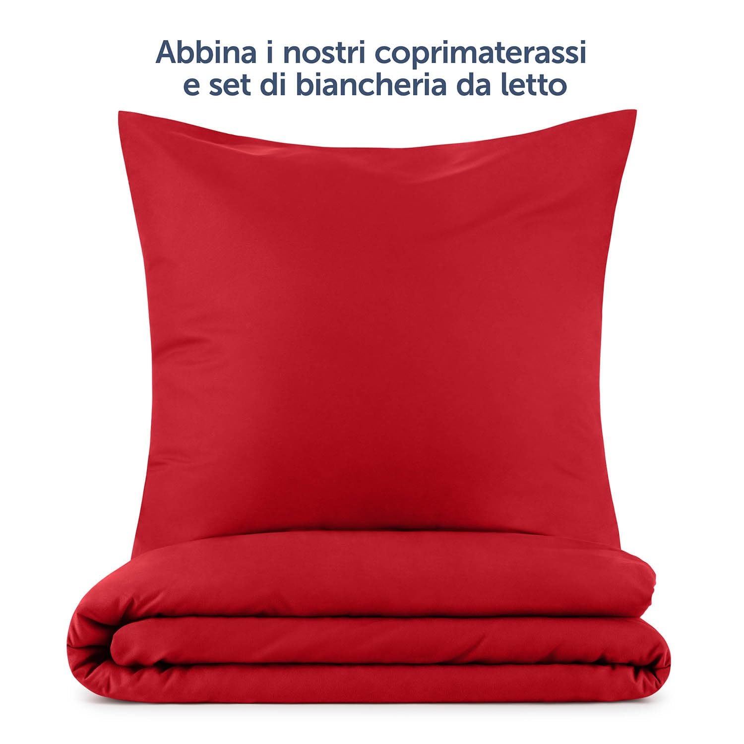 Blumtal Federe Cuscini Divano 40x60 cm - Set di Copricuscini per Divani in Microfibra a 2 Pezzi con Chiusura a Zip, certificati Oeko-Tex, extra morbidi e lavabili - Rosso