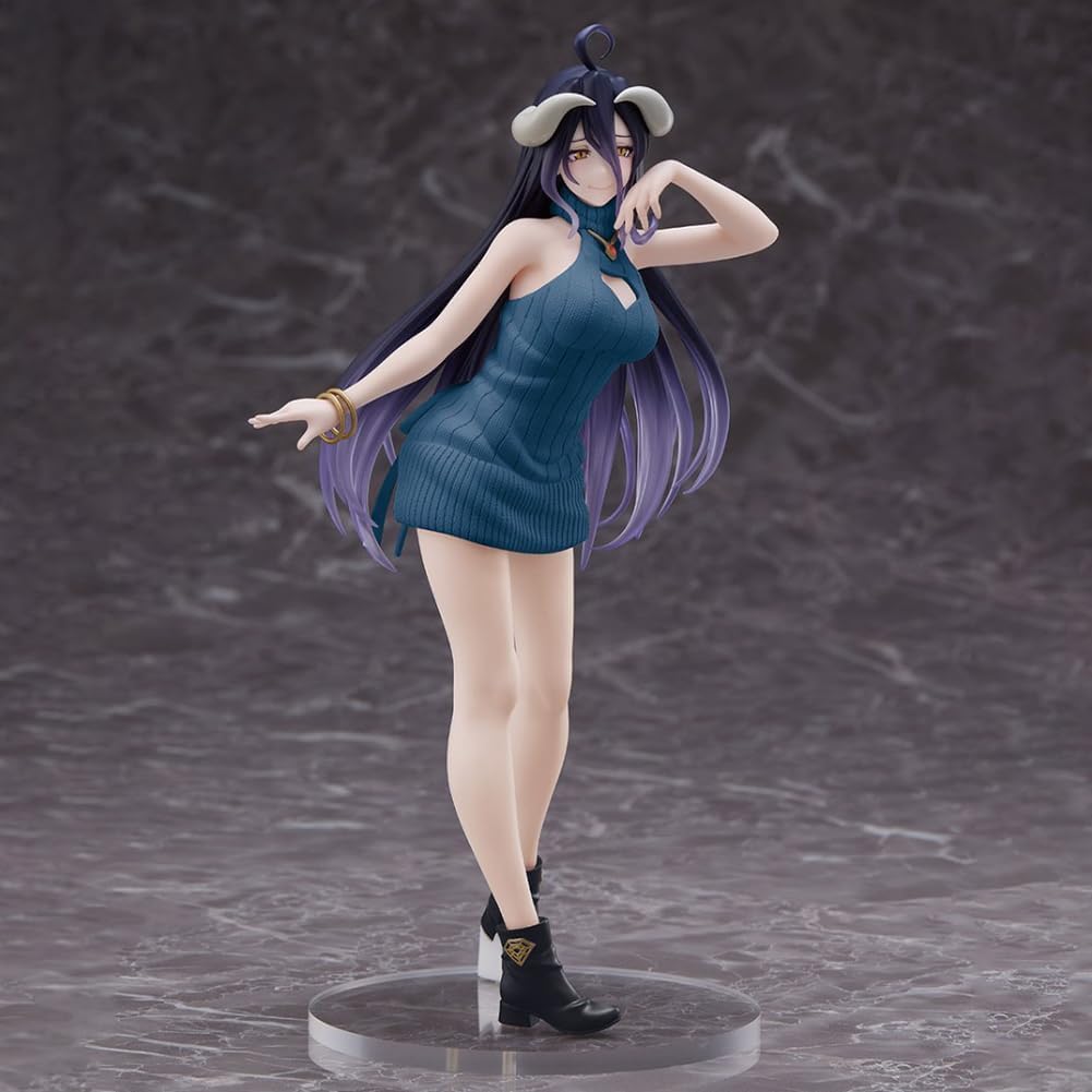 Albedo Figure Anime Girl Model 7.9 Inch PVC Action Figure Statue Anime Character Figure Desktop Decor Collection Gift