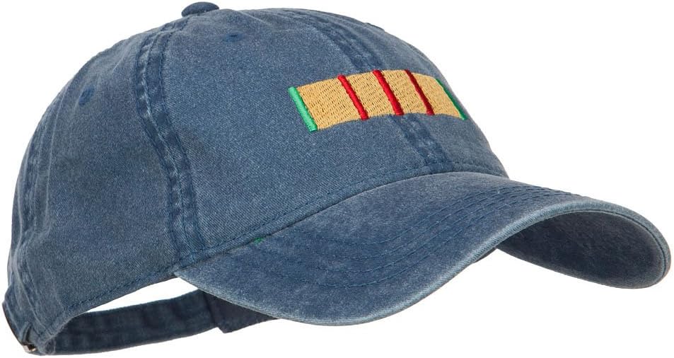 e4Hats.com Vietnam Service Ribbon Embroidered Washed Cap