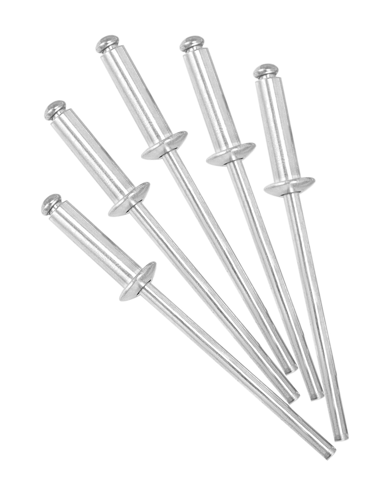 QWORK Aluminum Rivets - 500 Pcs -2 QWORK Aluminum Rivets - 500 Pcs -2