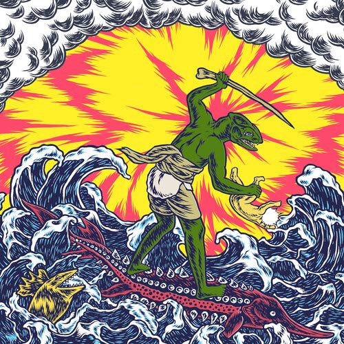 Album Art for Teenage Gizzard (Pink & Yellow Color Vinyl) by King Gizzard And The Lizard Wizard
