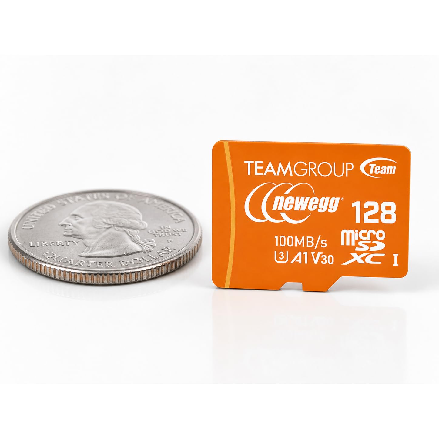 NEWEGG Scheda microSDXC A1, velocità di lettura fino a 100 MB/s, 128 GB per fotocamere, droni e smartphone Android, 4K UHD U3 V30, TUSDX128GIV30A172