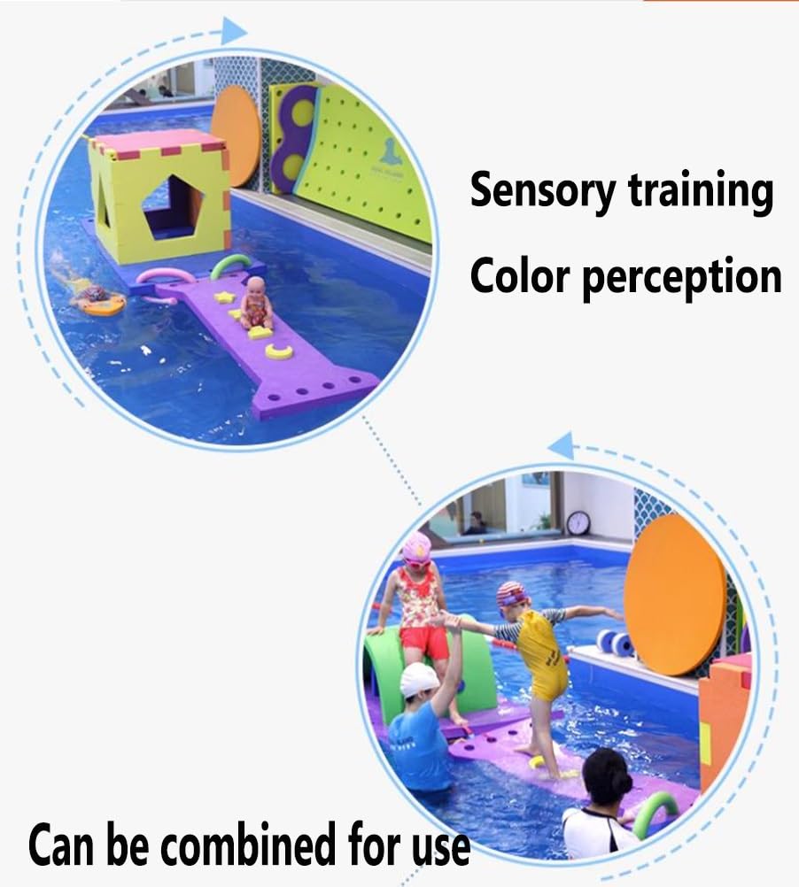 Niños Juguetes Para Piscina Tabla de equilibrio de juguete flotante for piscina for niños, equilibrio, coordinación, entrenamiento sensorial, juego de agua al aire libre, flotadores de piscina de espu
