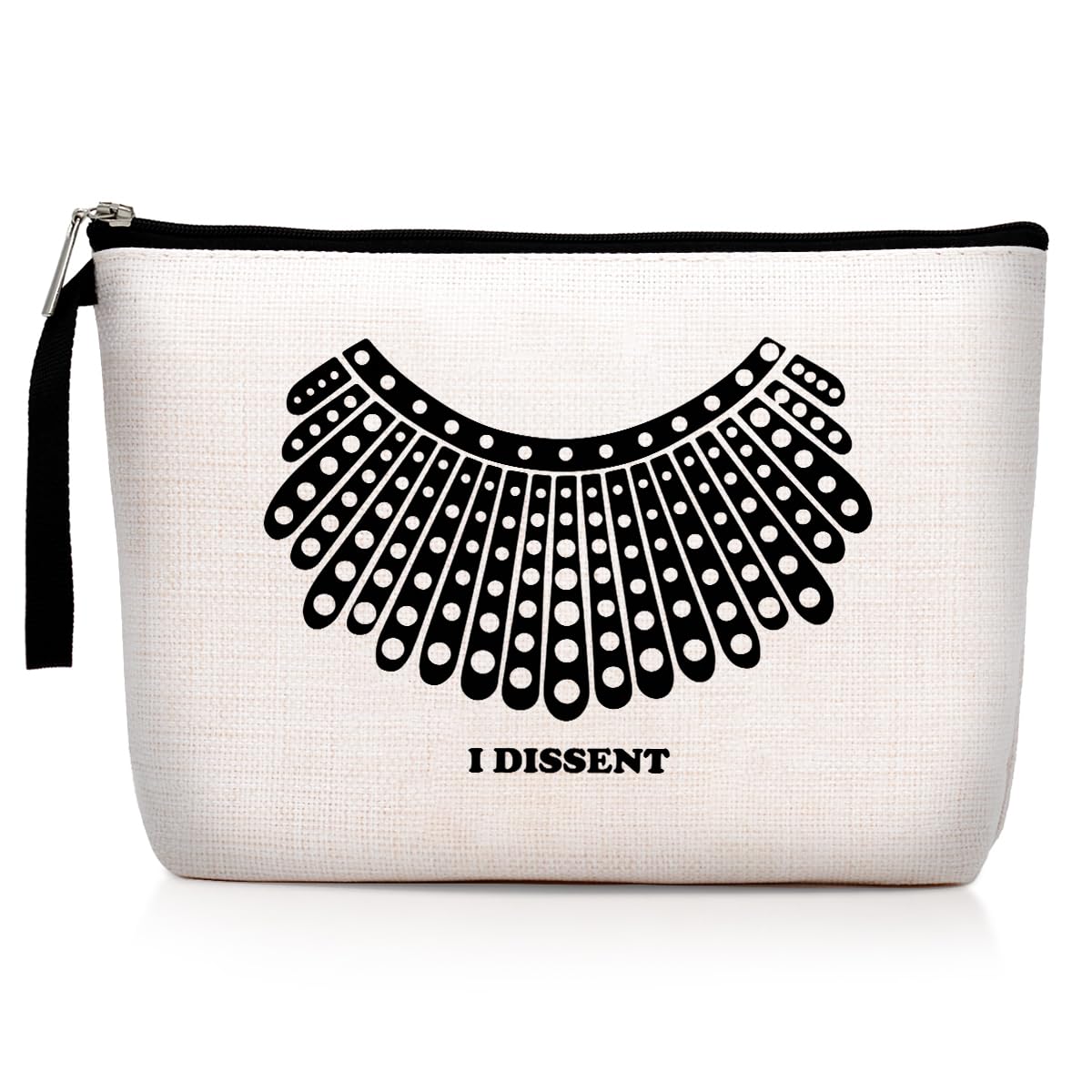 Hanamiya Na Feminist Gifts Women RBG Dissent Makeup Bag -Ruth Bader Ginsburg, Toiletry Bag Gift Ideas for Her Girls Women Daughter Aunt Friends