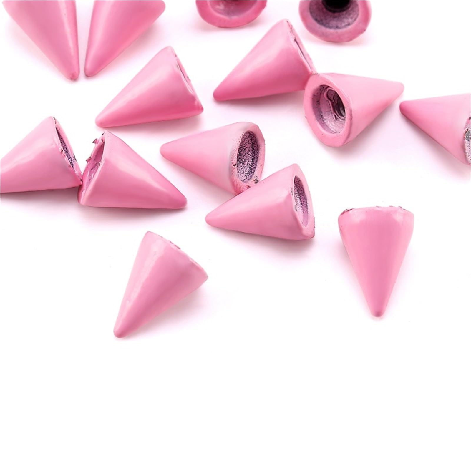 100Pcs Cone Studs & Spikes Screwback Rivets Set for Punk Clothes DIY Leather Craft