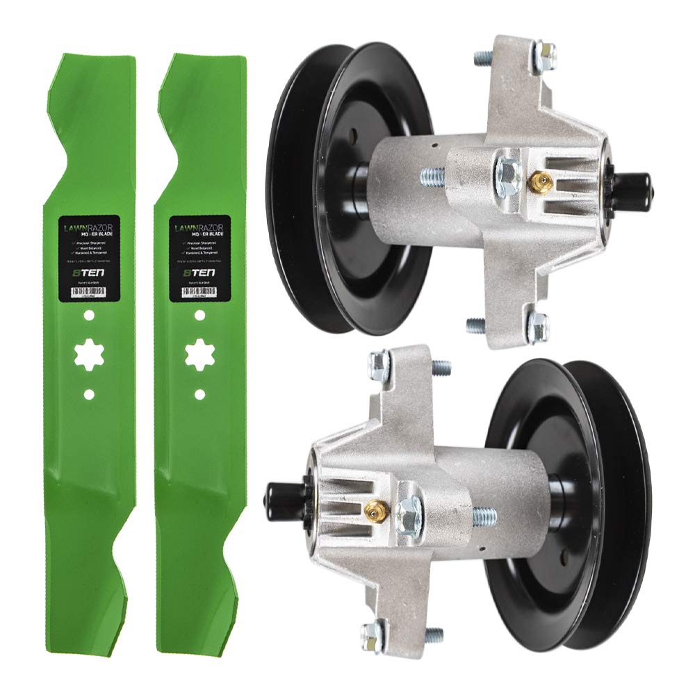 Amazon.com : 8TEN Deck Blade Spindle Kit Set Combo 38 inch for MTD