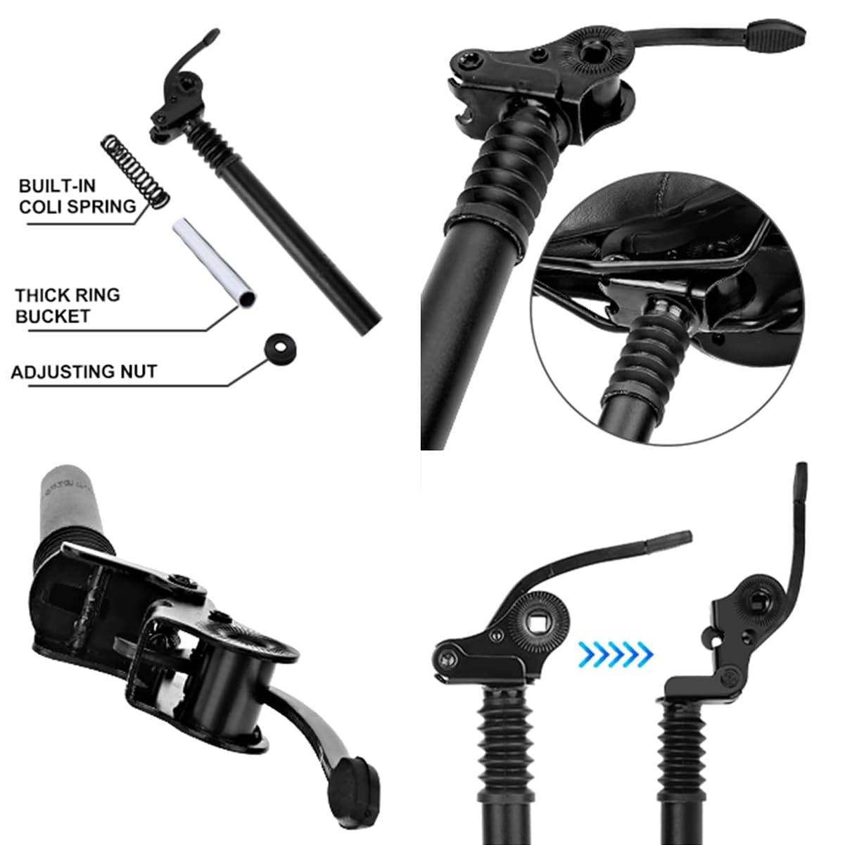 xtreme sattelstütze Federsattelstütze E-Bike-Sattelstützen Extrem Belastbar Stoßdämpfer Fahrrad- Aluminiumlegierung Für E-Bike-Faltrad-Black|25.4 mm Sport & Freizeit Doberman Dog Coats Der neue Specialized Bike-Store Color:Fuscia