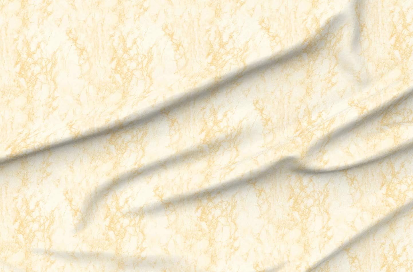Spoonflower Fabric - Marble Gold White Texture Stone Wedding Nature Fashion Printed on Organic Cotton Sateen Fabric by The Yard - Sewing Quilting Apparel Home Decor