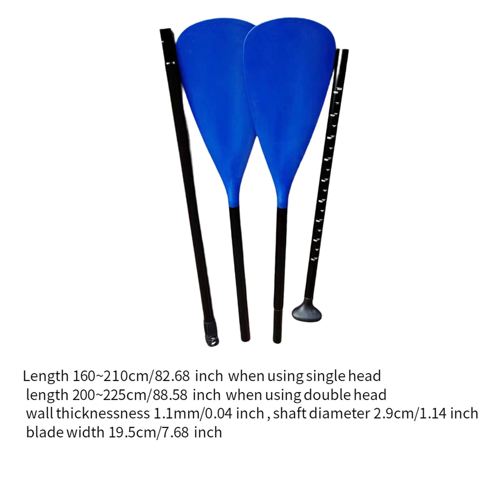 Set di Pagaie per Kayak, in Lega di Alluminio, per Stand-up Paddle Board, Pagaia per Barca, Timone Staccabile, Leggero per Sport Acquatici, Tempo Libe