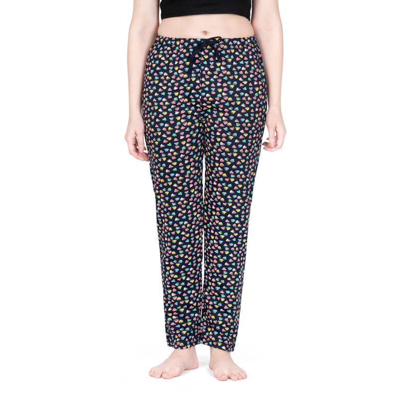 Image of Real Basics Women's Cotton Printed Pyjama Pack of 1