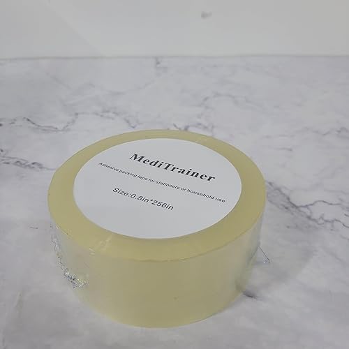 Miniatura 5 de MediTrainer Adhesive packing tape for stationery or household use Clear and traceless, transparent tape 0.8*256in