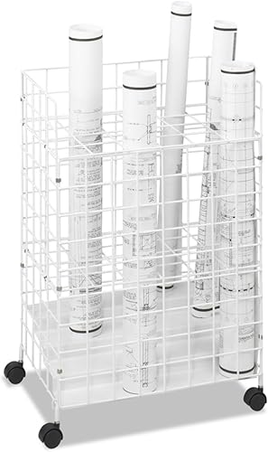 Miniatura 3 de Safco Products 3084 - Archivador de alambre, 4 compartimentos, color blanco