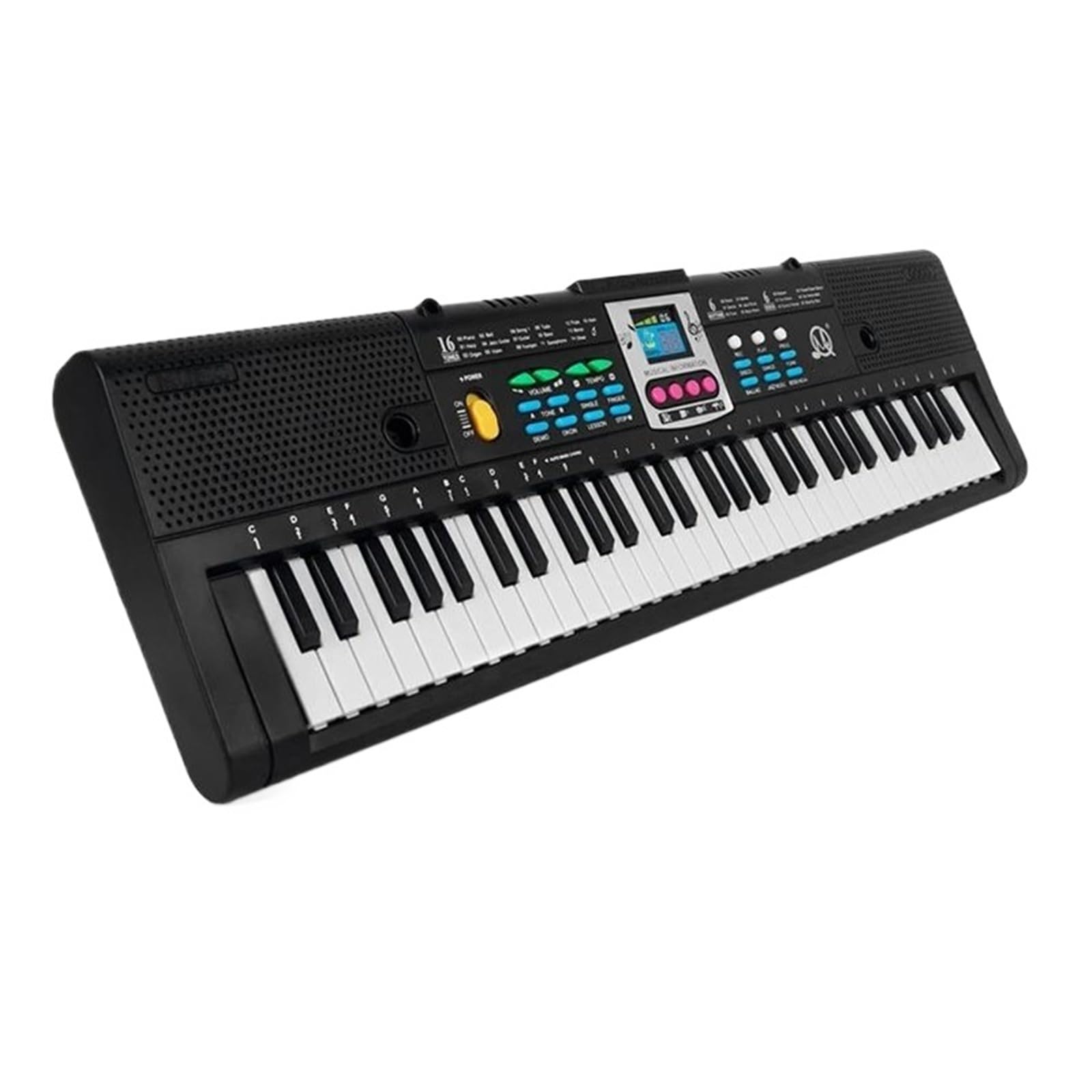 61 Klawiszowy Elektroniczny Fortepian Cyfrowy Instrument Muzyczny Z Mikrofonem Dla Początkujących