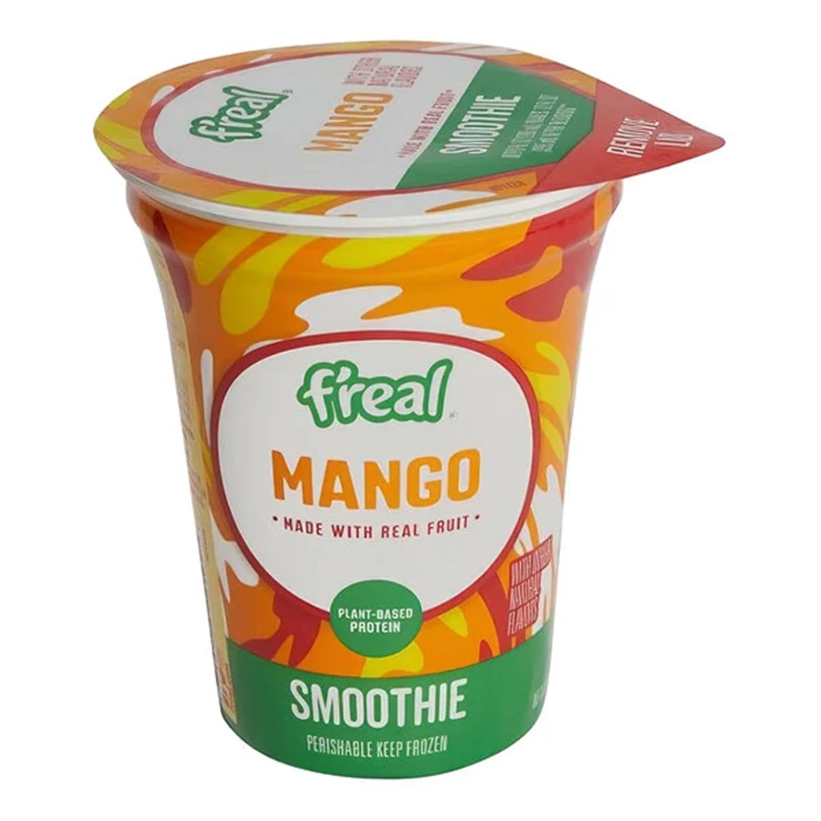 f'real Blend and Go Mango Smoothie 8 fl. oz. - 12 Pieces WS-108FRE80112-NPF