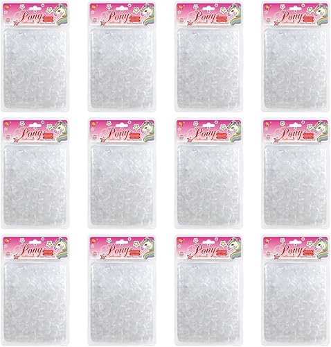 Miniatura 8 de Kit de fabricación de joyas de cuentas para manualidades, pulseras para trenzar el cabello, manualidades, poni (grande, redondo, rosa, morado,