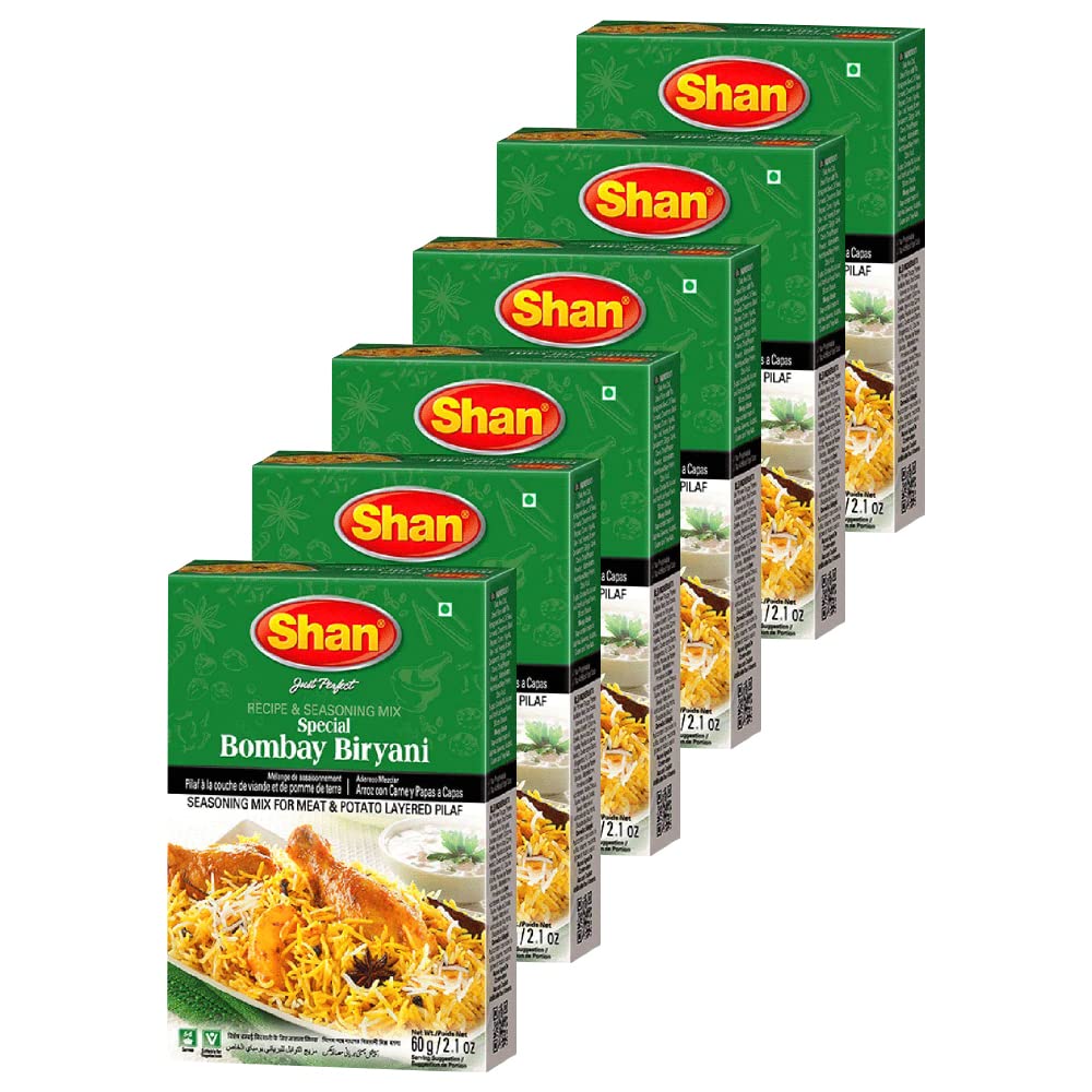 See full amazon price history chart for Shan Special Bombay Biryani Masala, 2.12 oz ℮ 60 g, 6 Pack Shan Special Bombay Biryani Masala, 2.12 oz ℮ 60 g, 6 Pack (B07RCBJZR3) Amazon Price History, Amazon Price Tracker