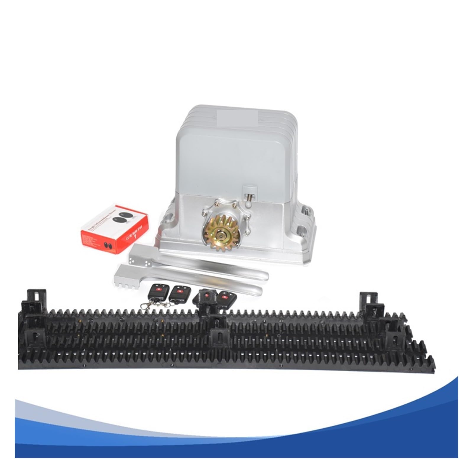 Automatyczne Samozamykacze, Heavy Duty KMP202 1800KG elektryczna brama przesuwna silnik do otwierania drzwi GSM bramy z nylonowym stojakiem szynowym 4 m lub 5(Kit 12)