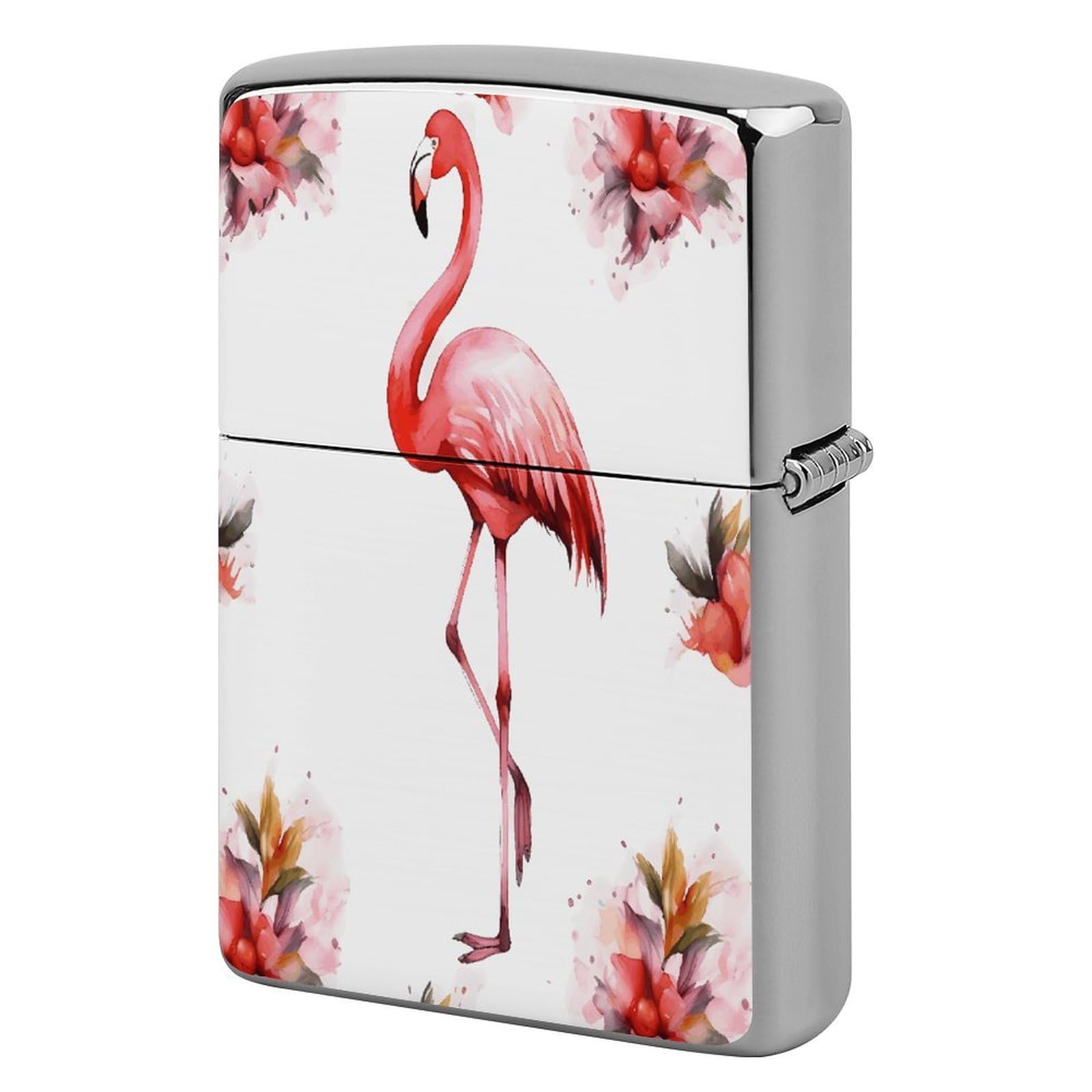 Fodpand Style Flamingo Metal Lighter Case Cover Lighter Sleeve