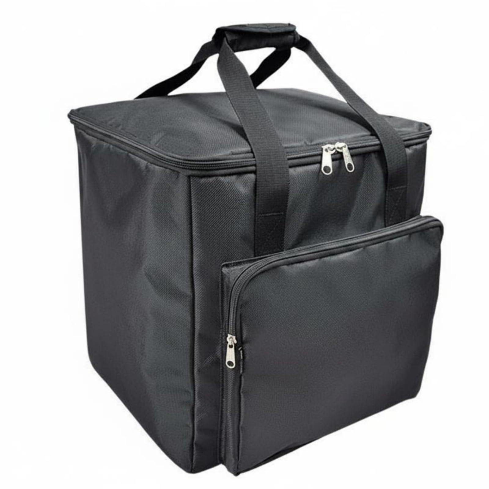 Bolsa con Asas Personalizable Bolsa Acolchada Negra Portable para Contables