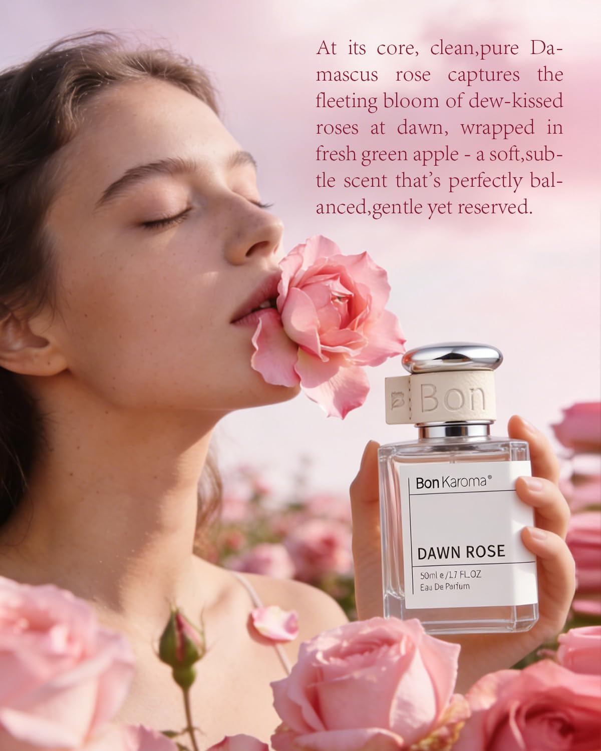 DAWN ROSE - Eau de Parfum - Perfume Luxury - Gourmand Note - Long-Lasting Fragrance for Unisex, 1.7 Ounce / 50ml (Pack of 1), Everyday Fragrance, Birthday and Holiday Gifts - Image 6