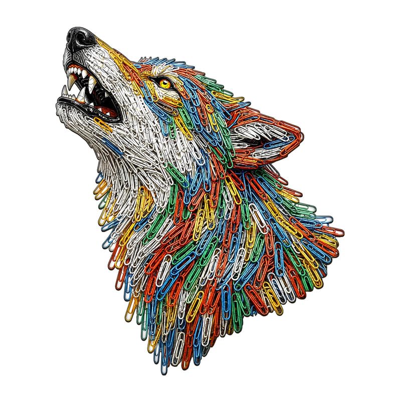 Jigfoxy Wolf Wooden Puzzles for Adults
