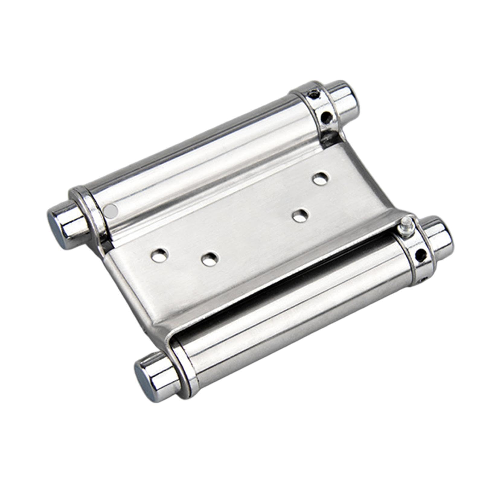 QLECXZI Brass Spring Loaded Hinges Adjustable Utility Crafty Easy Installation Durable Stainless Steel Crafted Brass Spring Loaded for Doors Gate Hinge Garage