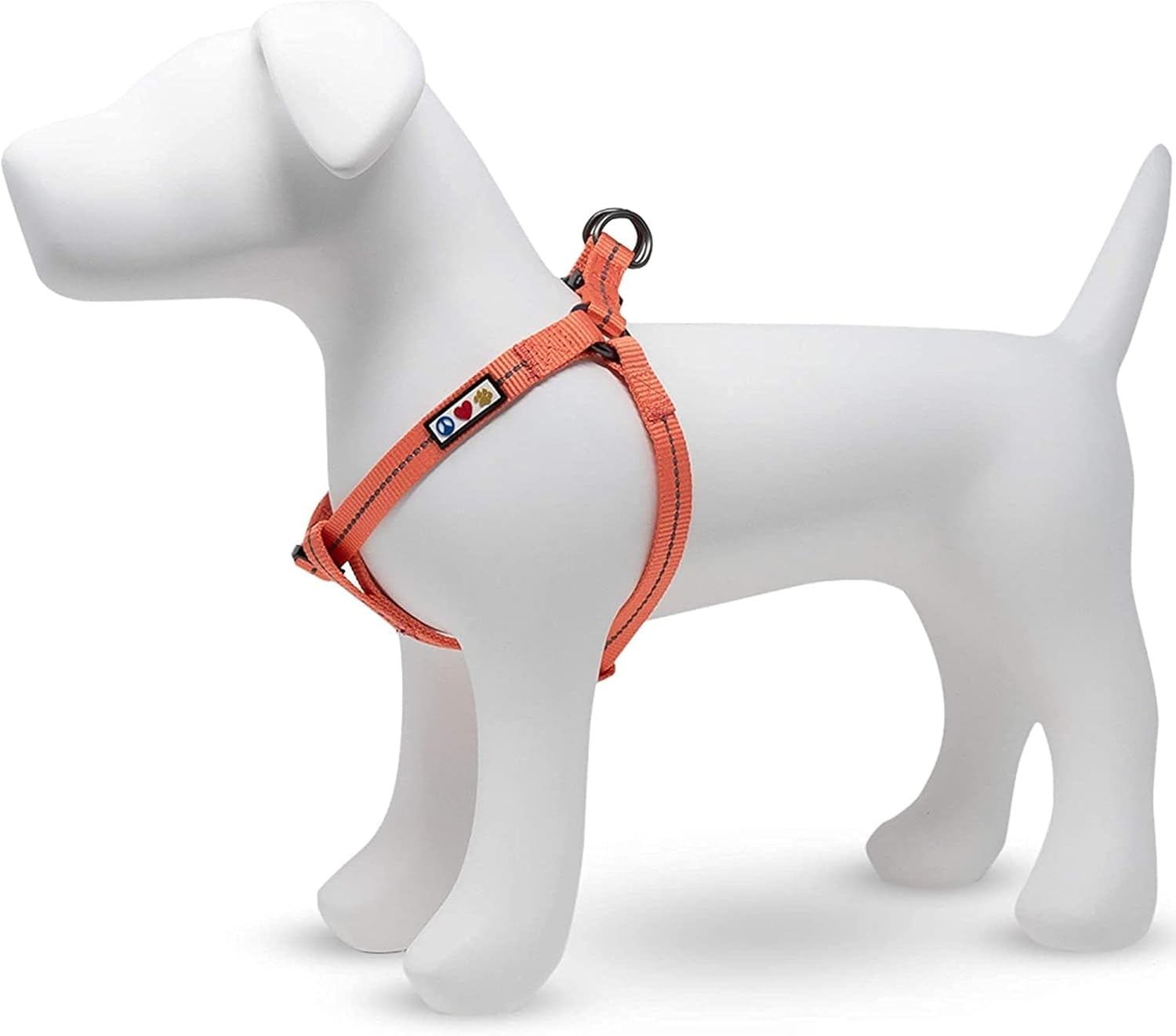 Pawtitas Value Bundle Set | Small Reflective Recycled Dog Harness + Small Reflective Recycled Dog Collar + Extra Small/Small Reflective Recycled Dog Leash – Coral Set