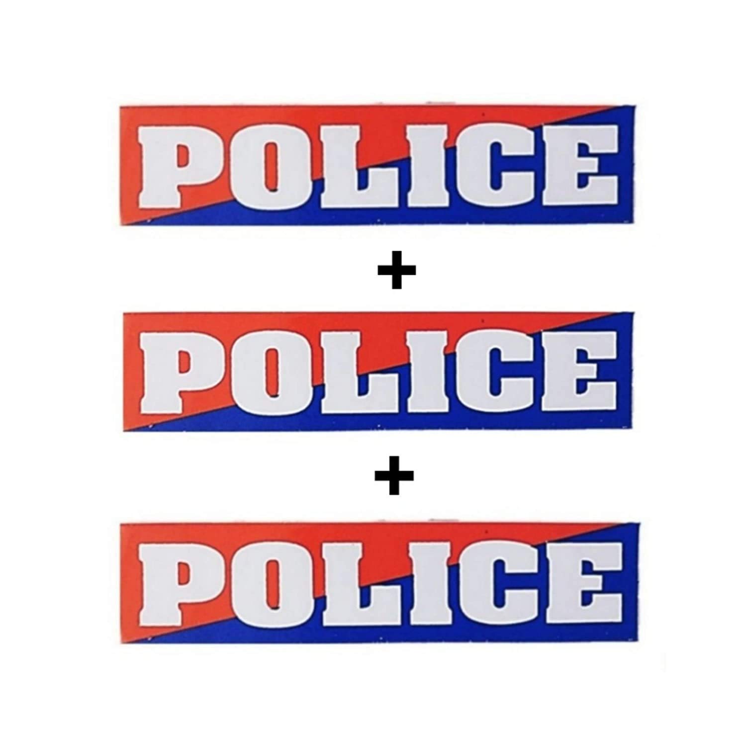 VVWV Police Stickers for Cars Bikes Exterior Body Back Side Door Side Multicolour Vinyl Decals L x H 12 cm X 2.5 cm (Pack of 3) (B08TZX6HK5) Amazon Price History, Amazon Price Tracker