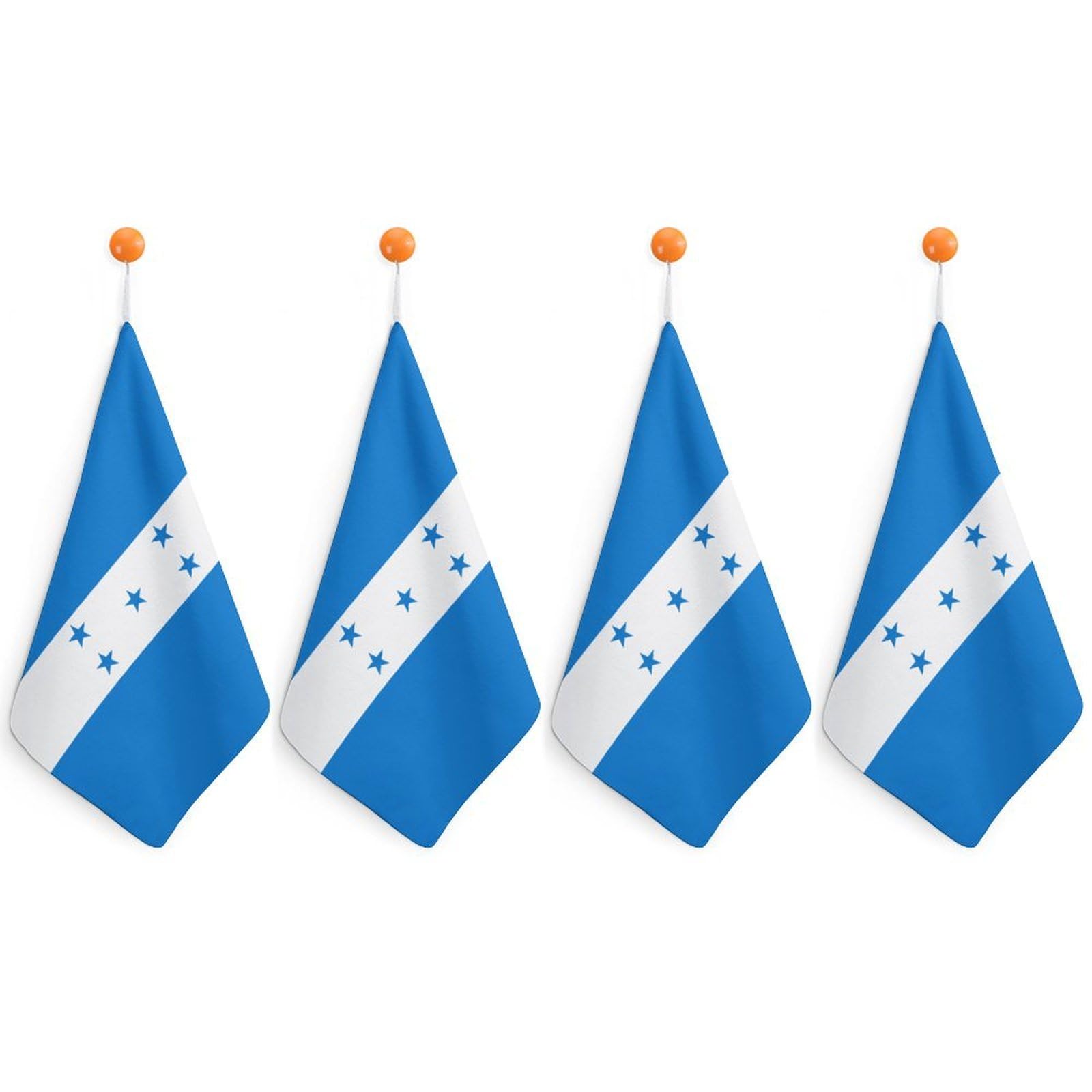 CGSBNGHA Honduras Flag Hand Towel Hanging Face Towels Cleaning Cloths Handkerchief for Bathroom Kitchen