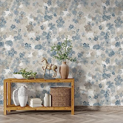 Image of Silver Sage Texture Self Adhesive Wallpaper Peel & Stick, Waterproof, Scratch Resistant 41cm x 244cm