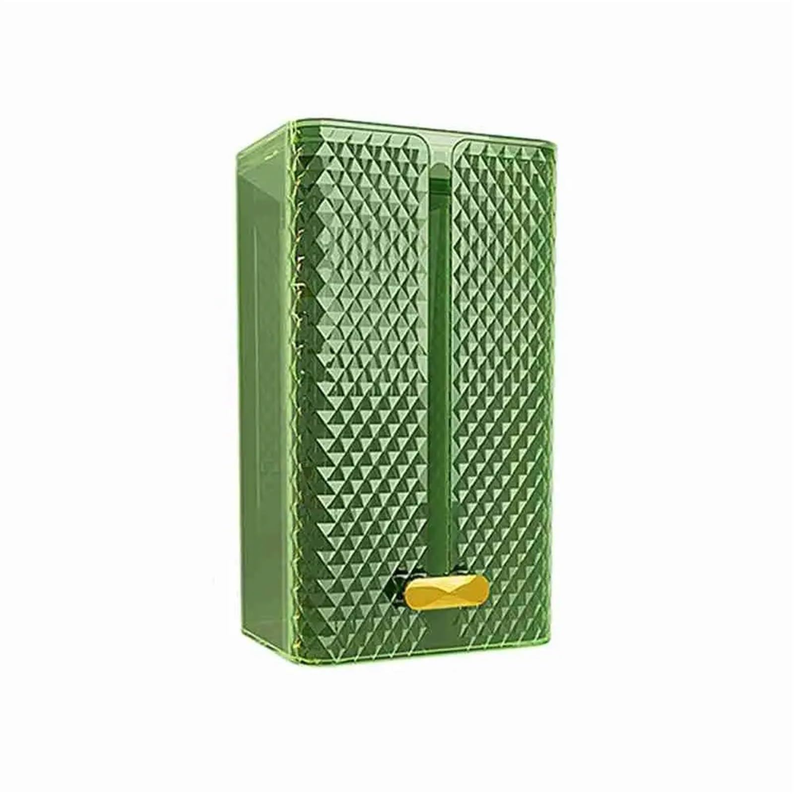 Wall-mounted tissue box Paper Towel Holder, Wall Mounted Dispenser, Punch-Free Tissue Box Guest Napkin Countertop for Bathroom(Green)