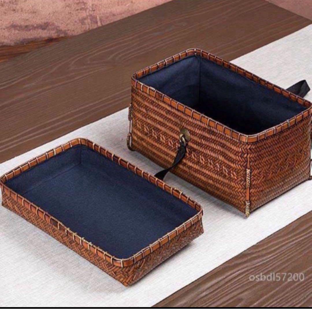 Amazon｜茶籠茶箱野点茶道具竹籠竹工芸表千家裏千家｜茶入・茶壺