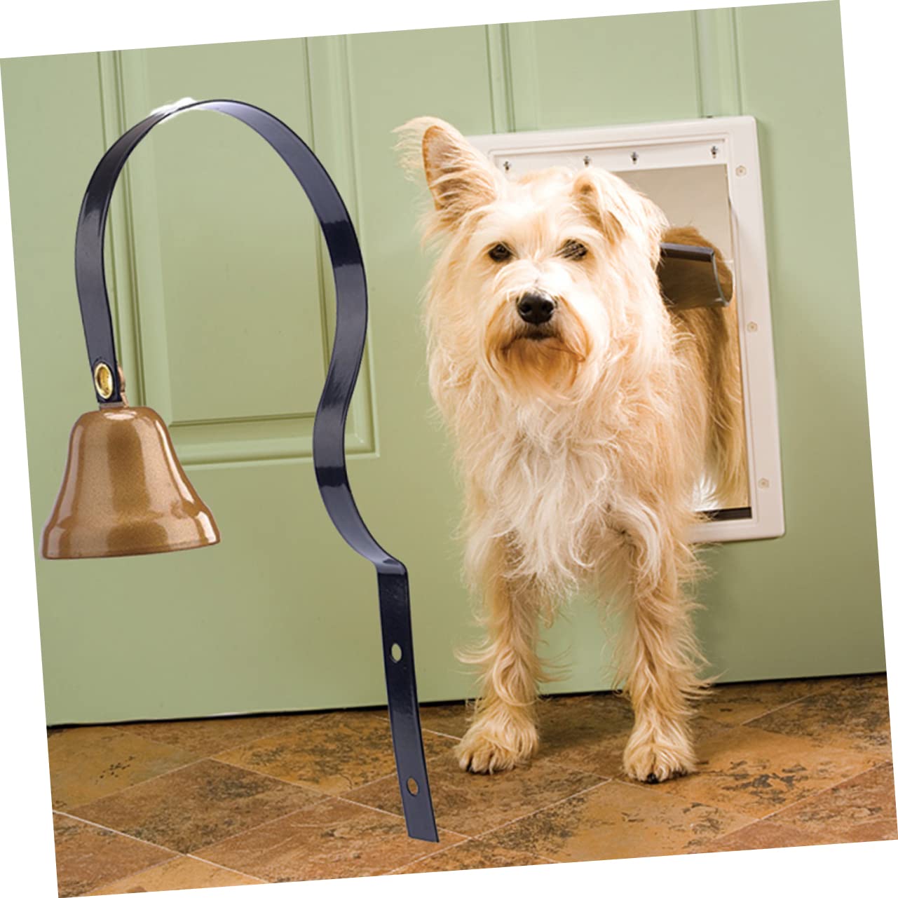 STOBOK 4piezas Timbre para Perros De Metal Entrenamiento De Potty y Housetraining Diseño Elegante para Comunicación Mascotas