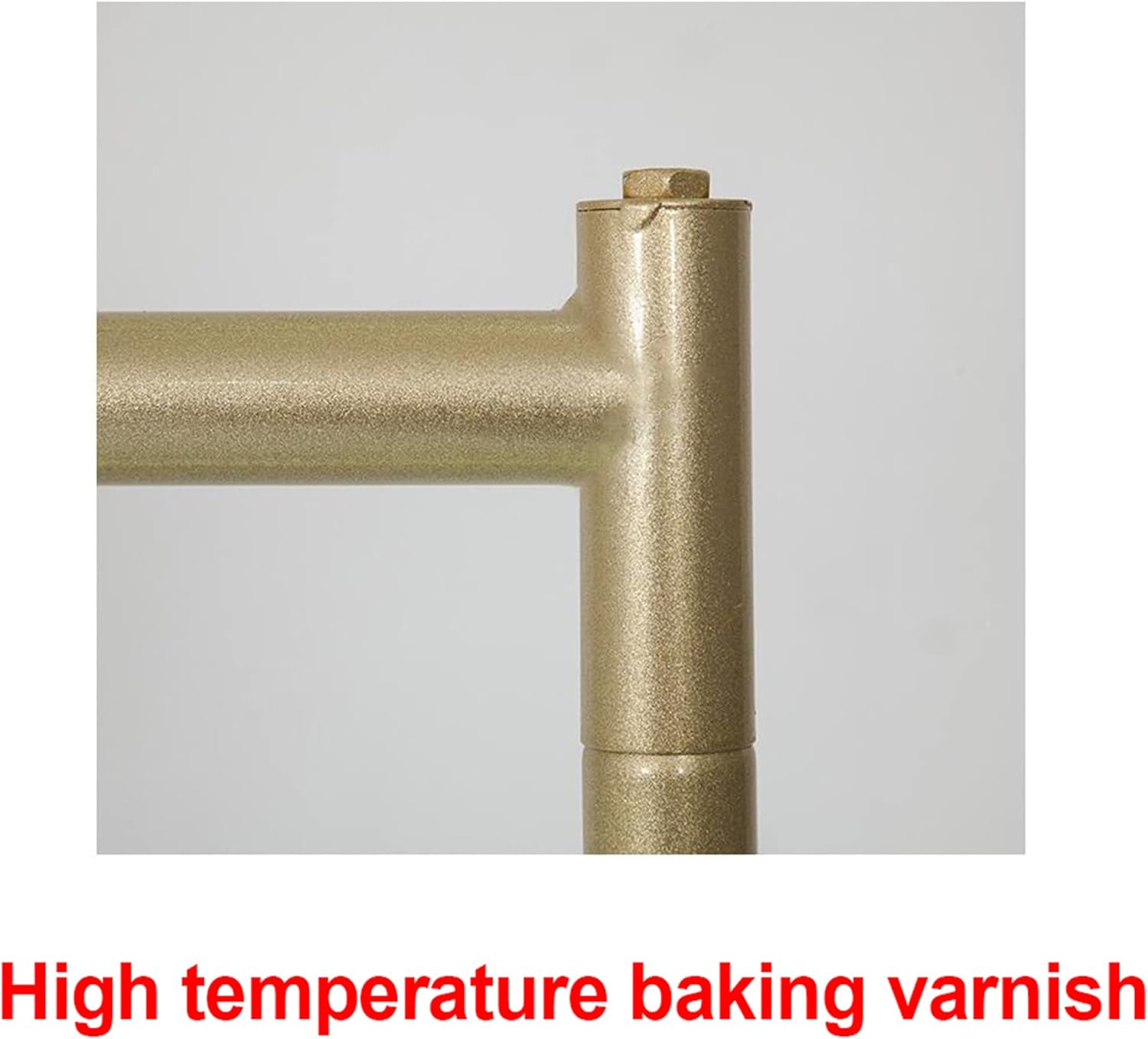 Stylish Floor-Standing Solid Wood Coat Rack with Shoe Storage, Heavy-Duty Rotating Organizer & Clothes Rail - Elegant Golden Finish for Efficient Clothing & Footwear Management