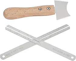 Ferramenta Profissional de Luthier para Guitarra de Metal e Madeira, Substituição de Reparo de Ranhura de Fretboard para Baixo de Guitarra Elétrica Clássica Acústica, Fácil de Usar para