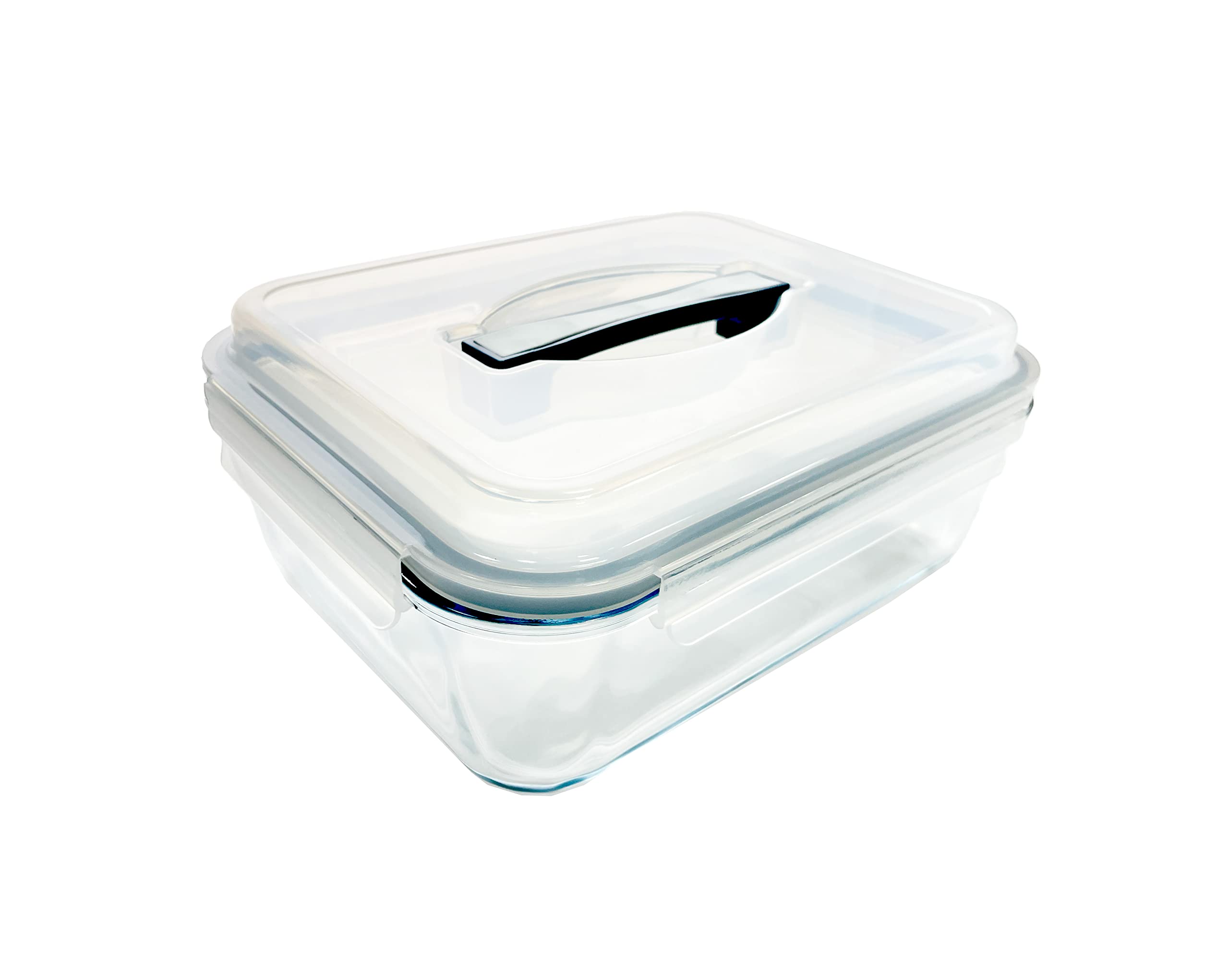 Taliona Rectangle Glass Bakeware Box With Lid 4.5L, Clear, TL2213611, Taliona Bakeware