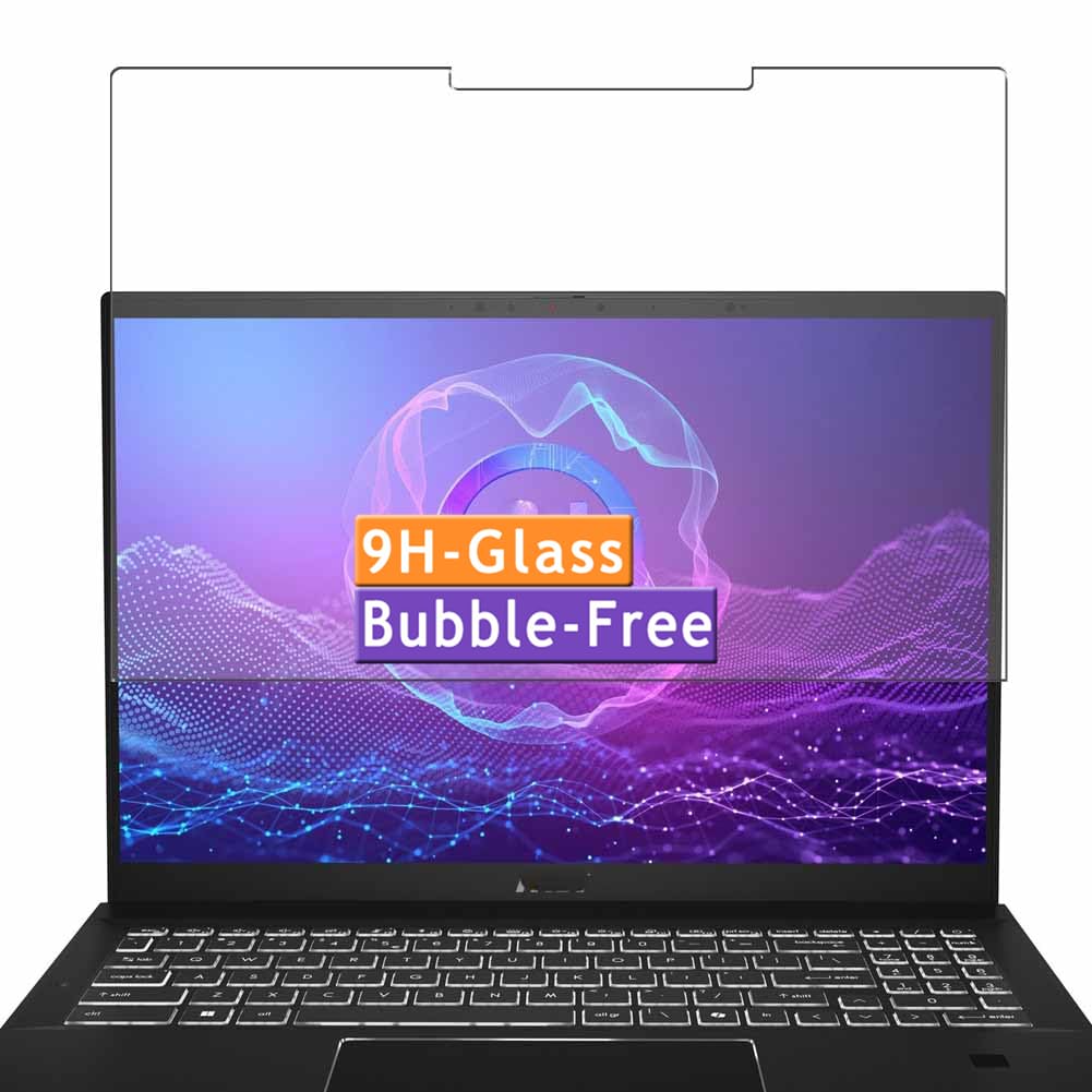 Vaxson Tempered Glass Screen Protector, compatible with MSI Summit A16 AI A3HM A3HMTG 16" Laptop Visible Area Cover Only, 9H Film Protector [Not Full Coverage]