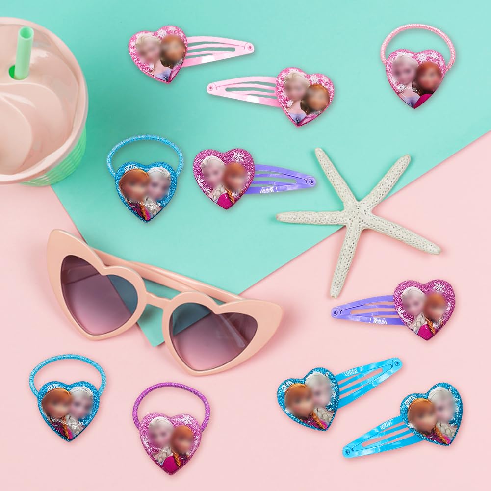 MaSif 12pcs Princesa Accesoris de Pelo para Niña, Adornos de Pernos Pelo para el Cabello Regalos Originales para Niñas para Vestir a niñas pequeñas para Regalo